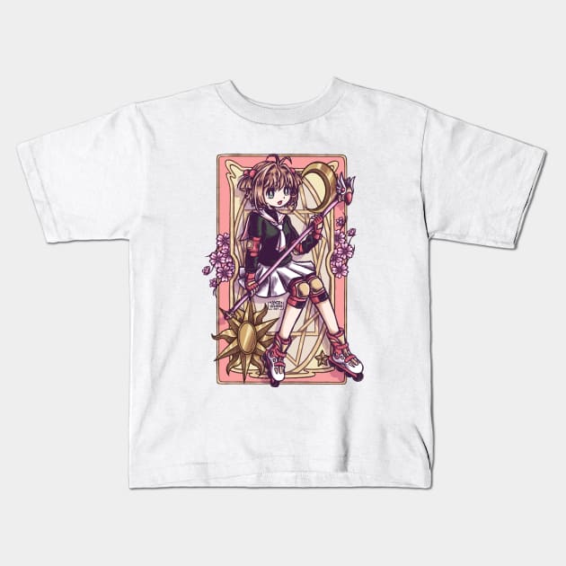 cardcaptor sakura uniform Kids T-Shirt by Angi.Laguado